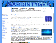 Tablet Screenshot of gardintyger.net